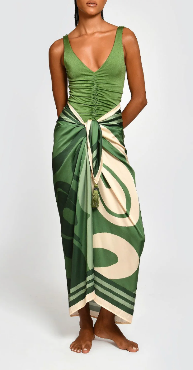TAYLOR GREEN SARONG