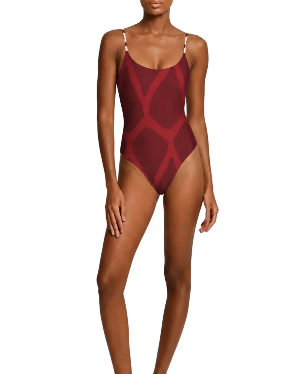 MILA BIG MOLLIS RED ONE PIECE
