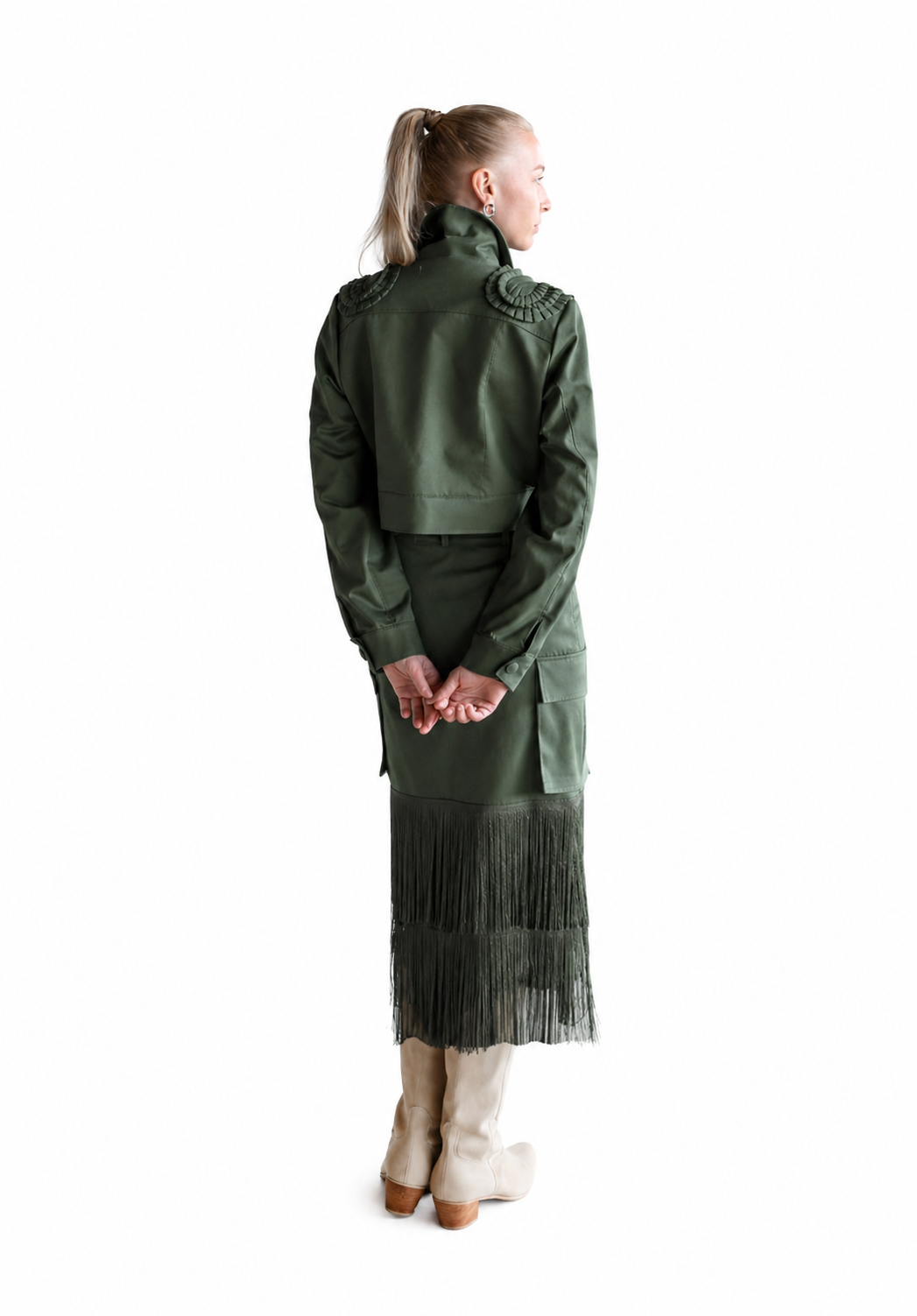 DAVINIA SKIRT EN DRILL