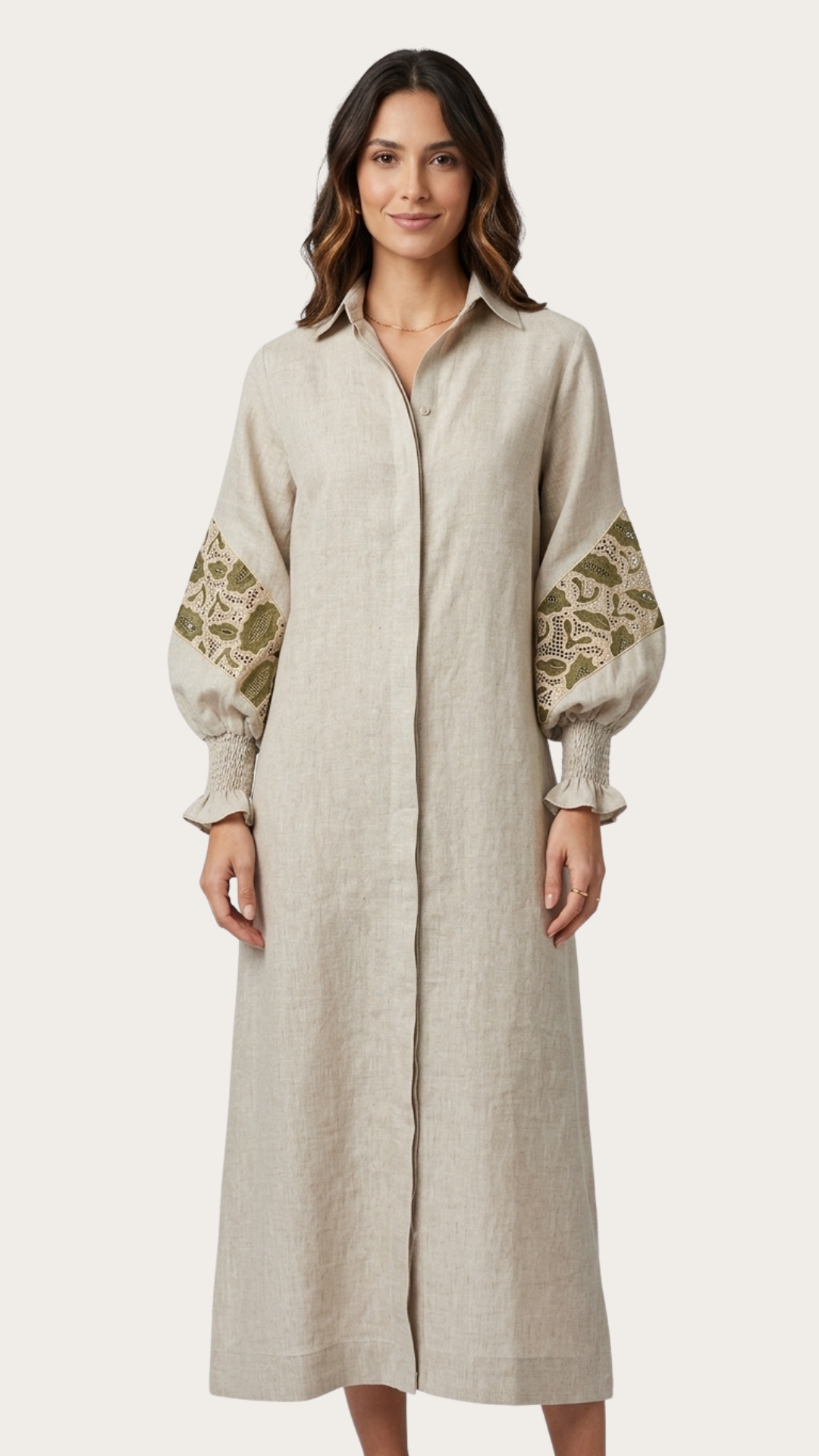 TUNICA CON FRANJA ENCAJE