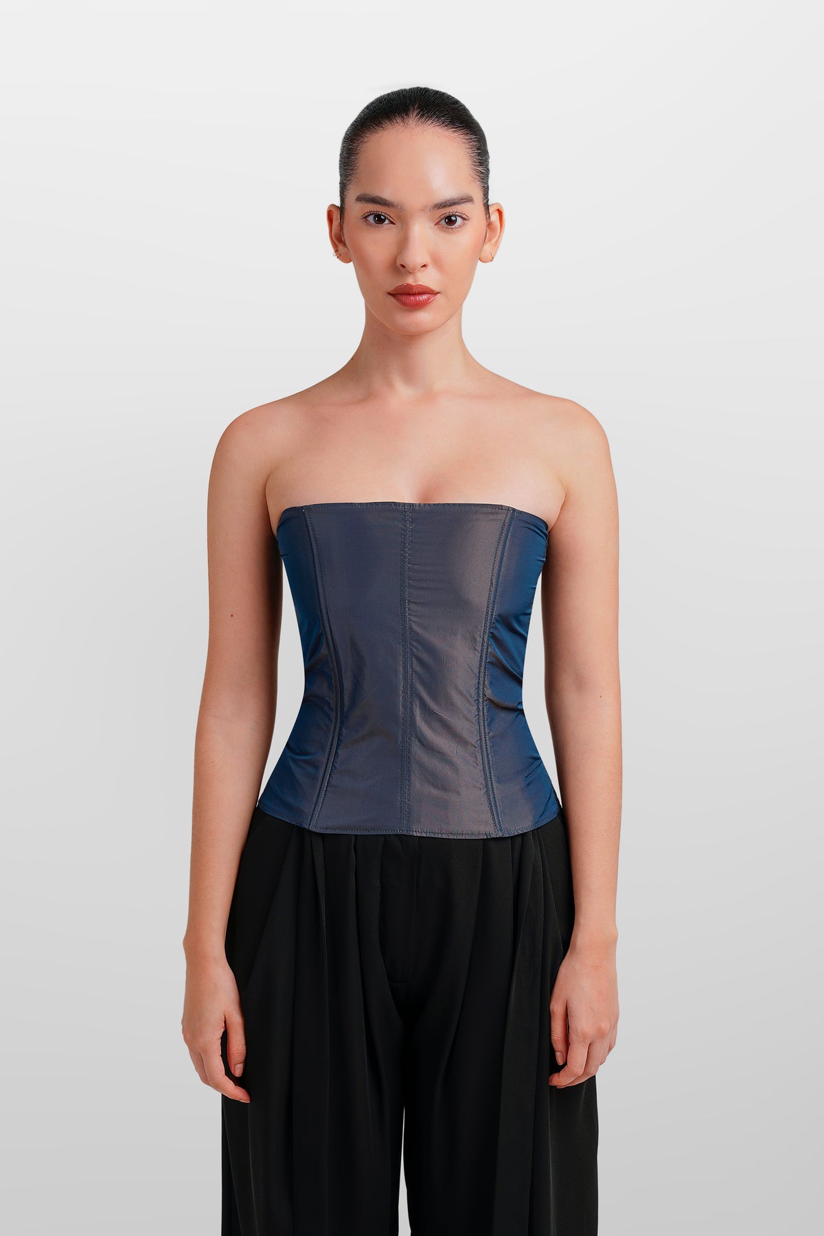 TAFFETA CORSET TOP