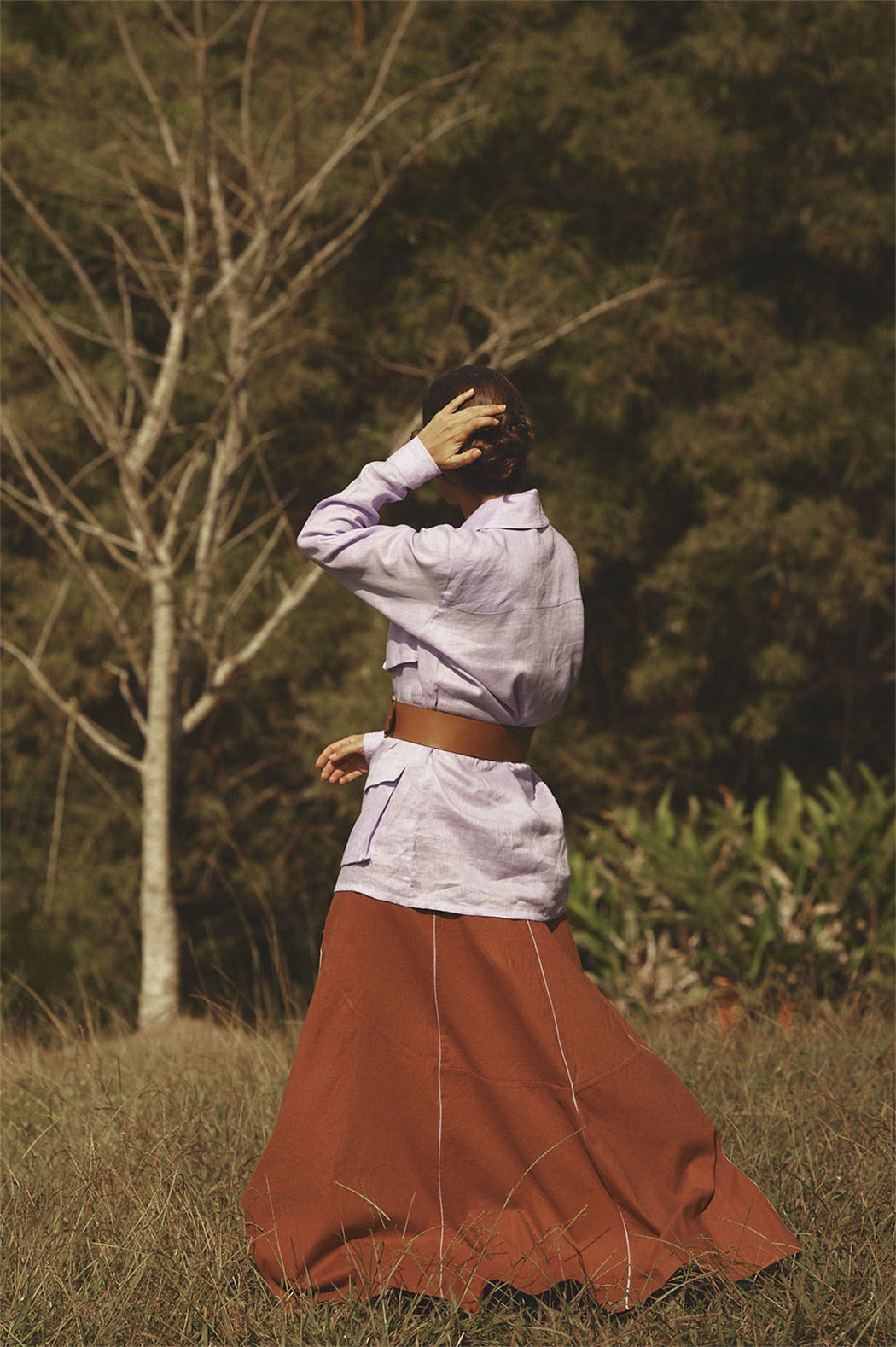 ETERNO SOL AUBURN SKIRT