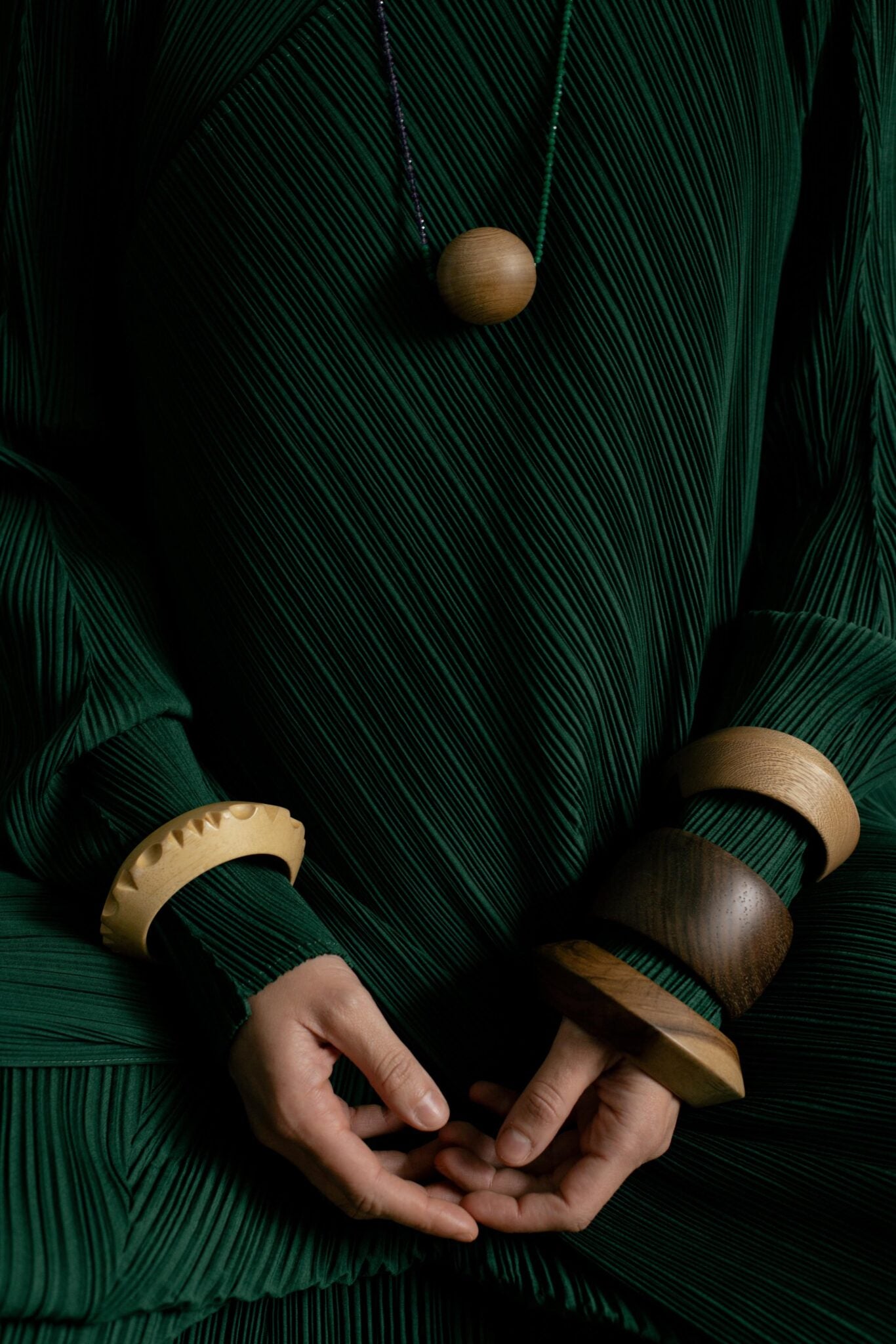 Pulsera Geometric Wood