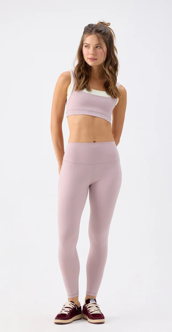 LILAC SILK LEGGINGS