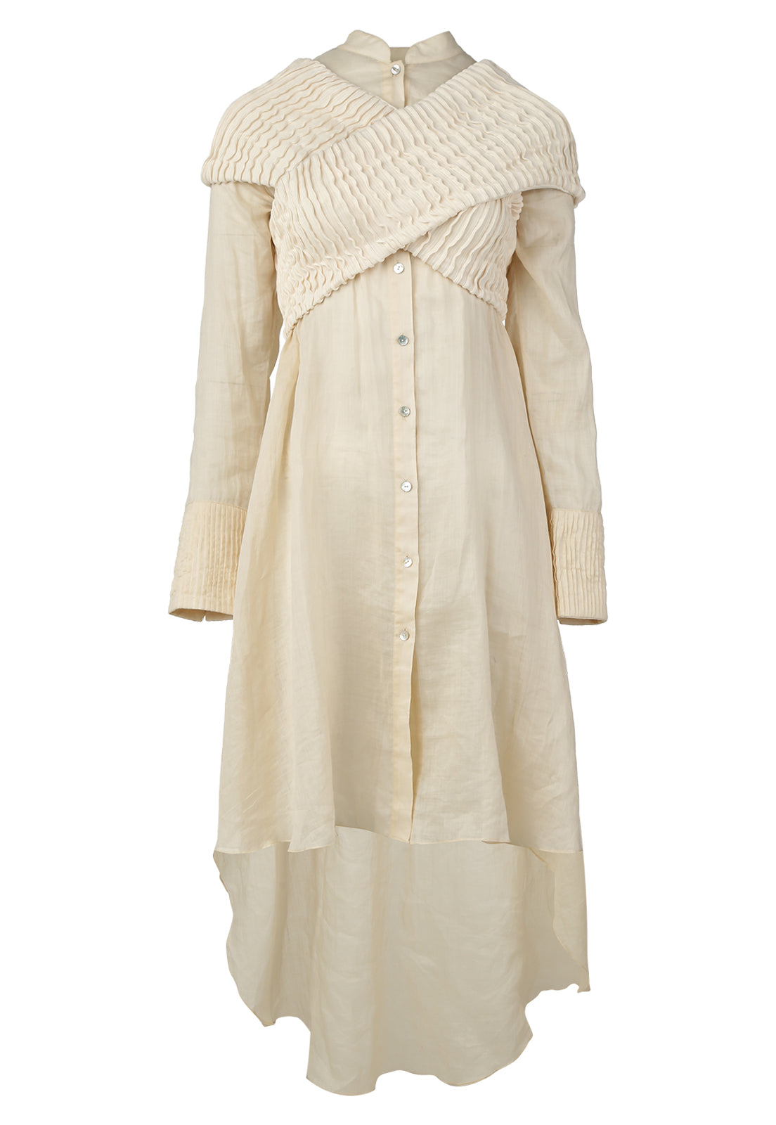 VESTIDO SURCOS CAMISERO TOP