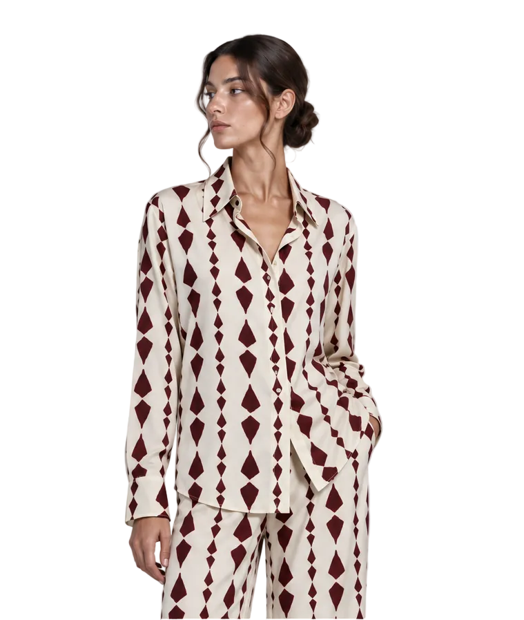 MARUE MOLLIS RED BLOUSE