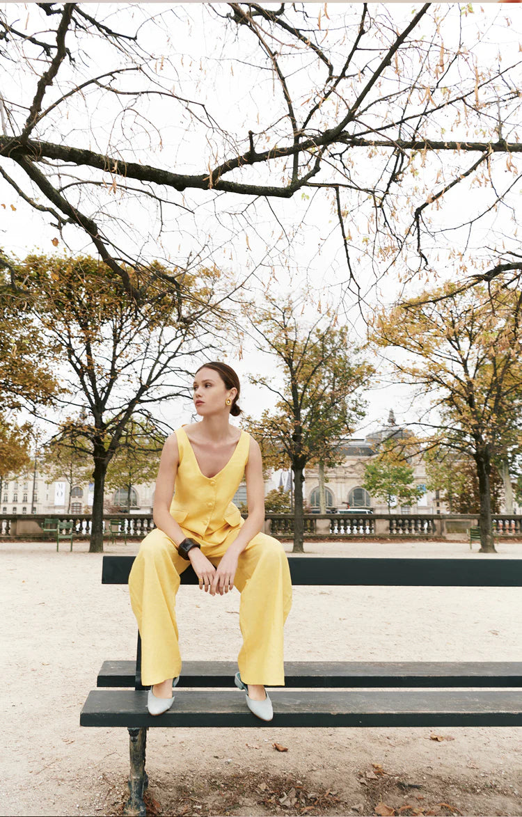 PANTALON EMMA AMARILLO