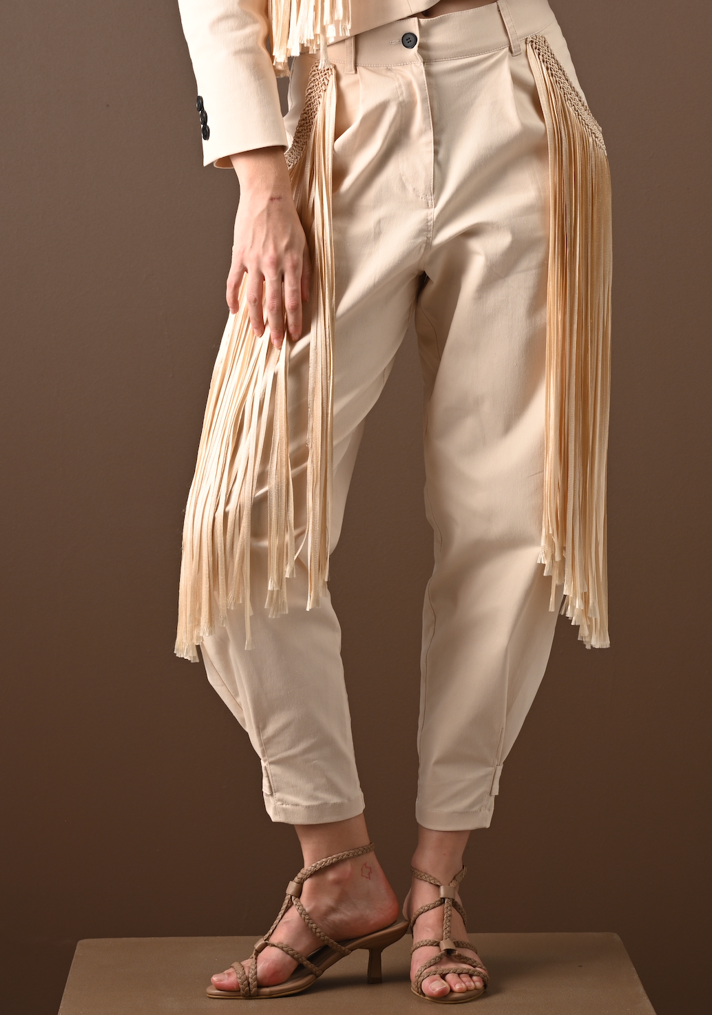 MACRAME BALLON PANTS