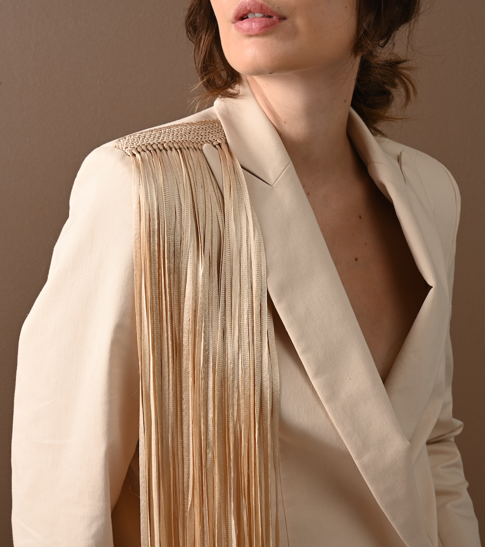 MACRAME COTTON JACKET