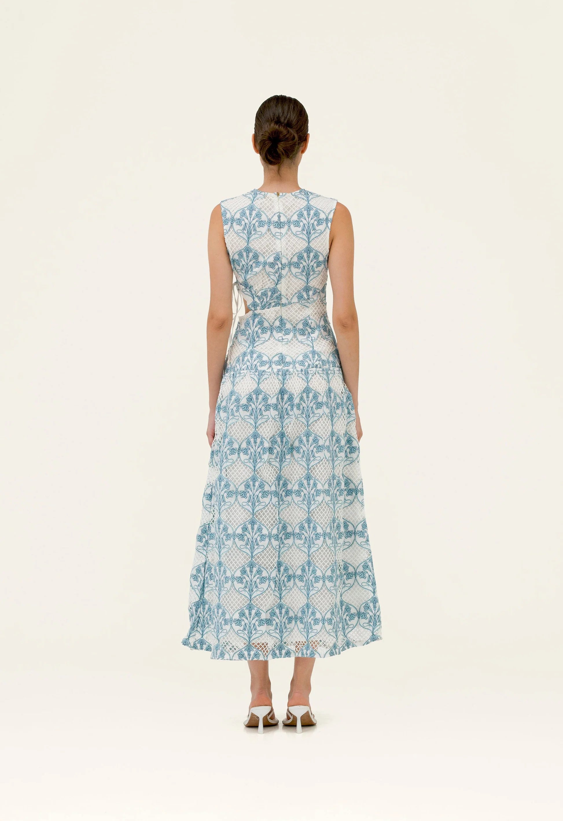 OTOÑO RIBBONS MIDI DRESS