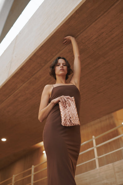 Clutch Conchas / Seashells oro rosa