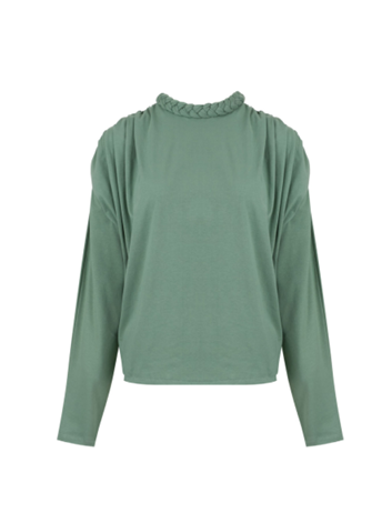 CAMISETA TRENZA MANGA LARGA