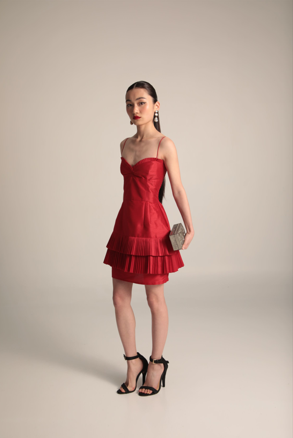 BENEDETA DRESS SHANTUNG