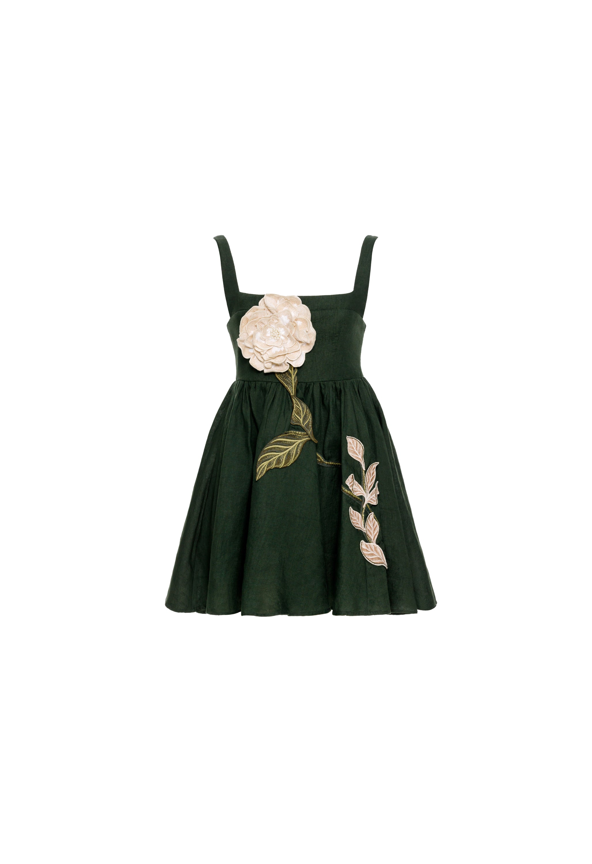 HIERBABUENA GARDENIA MINI DRESS