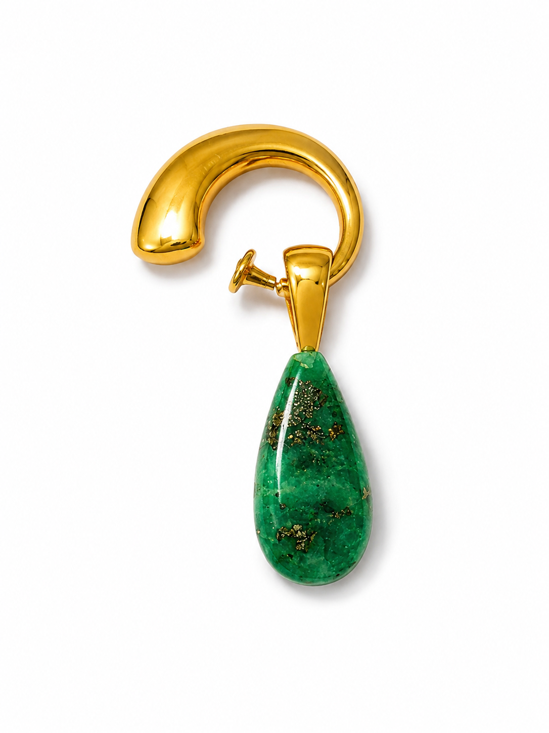 ENSO DROP EAR CUFF ESMERALDA