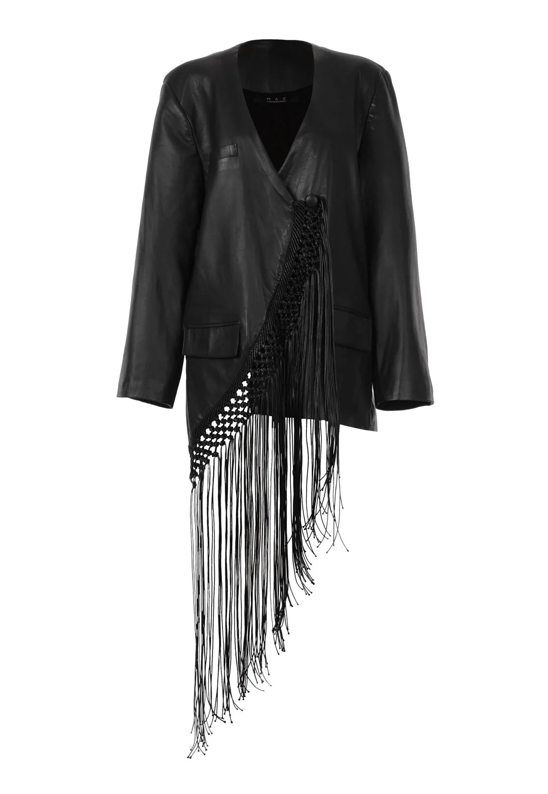 BLAZER CUERO MACRAMÉ