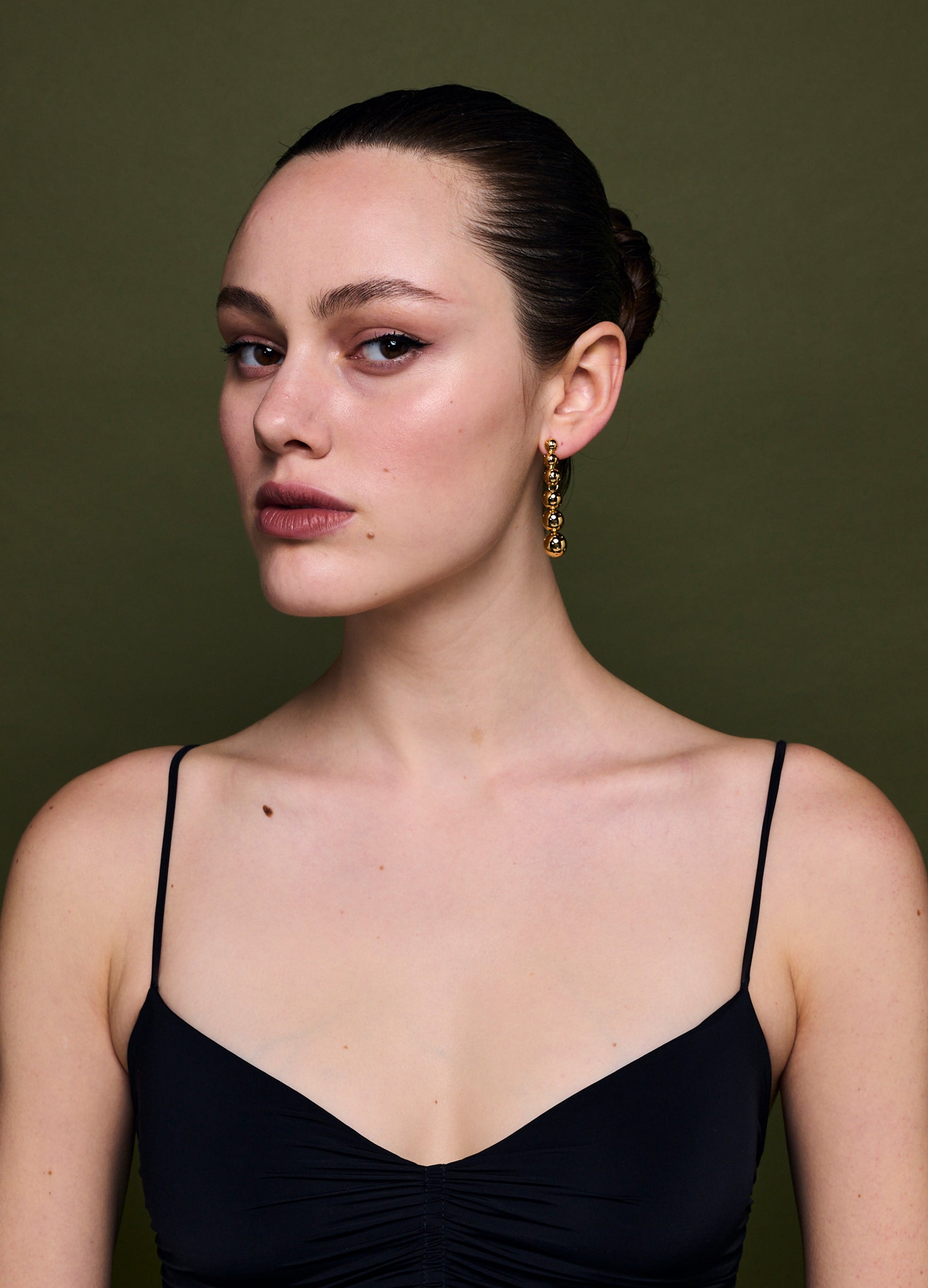 BUSHIDO EARRINGS SMALL GOLD