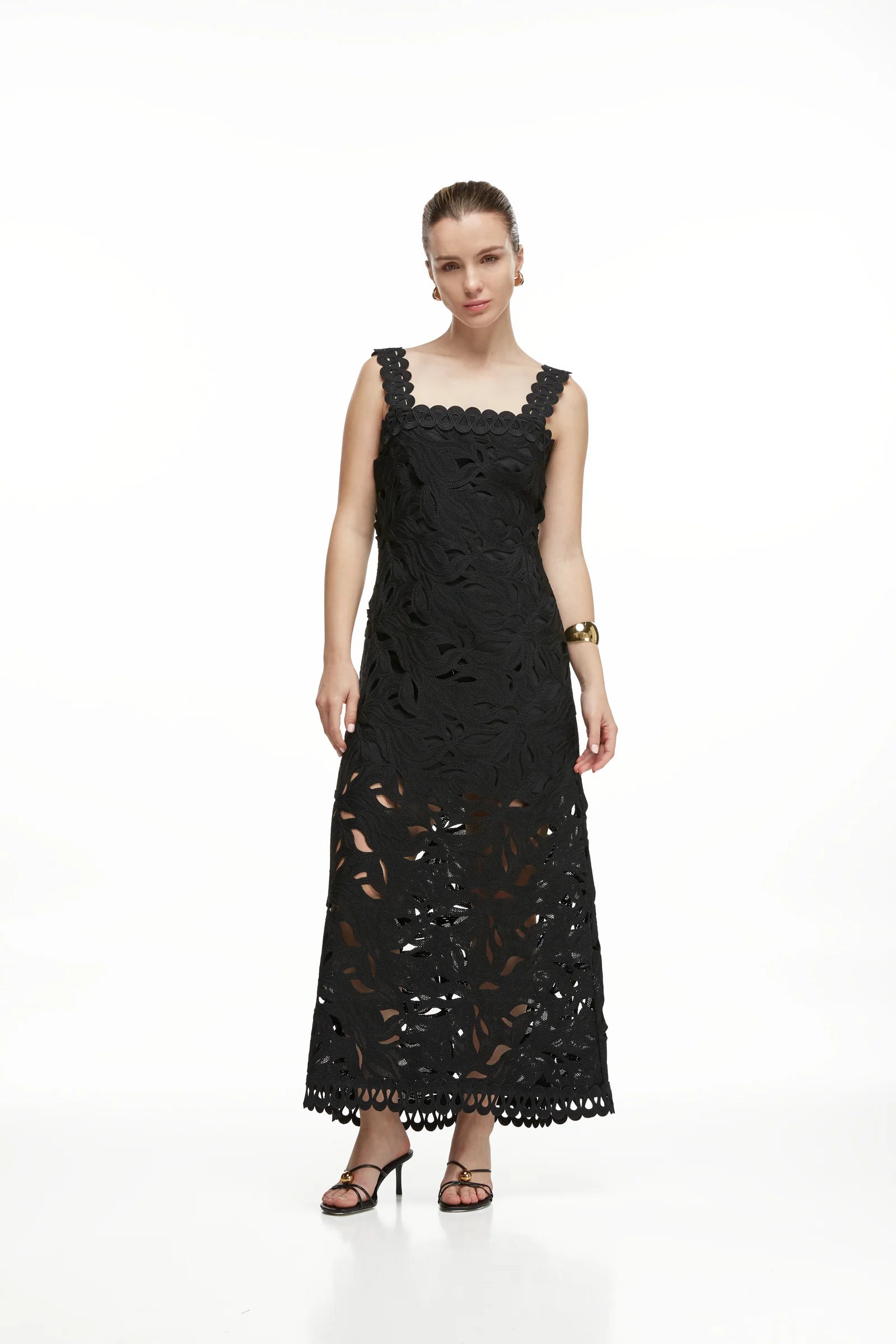 CREPUSCULO MIDI DRESS