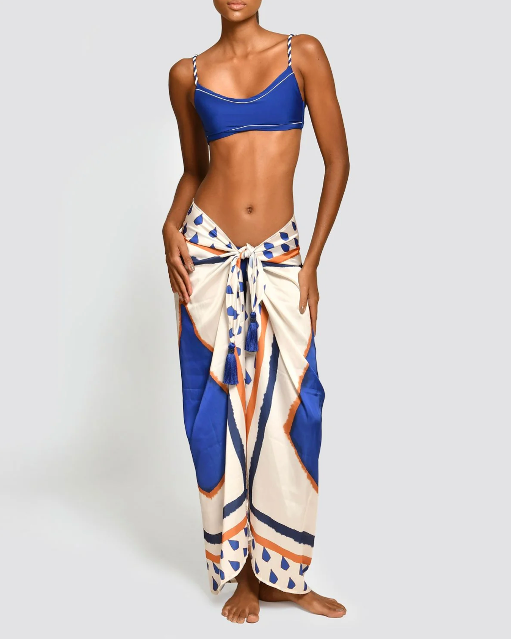 TAYLOR MOLLIS BLUE SARONG