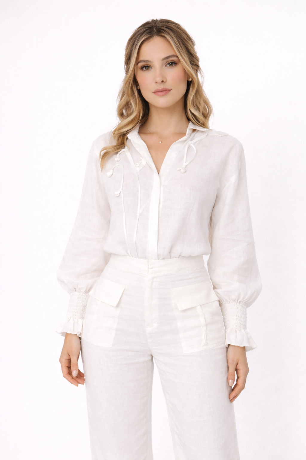 CAMISA OLAN APLIQUES