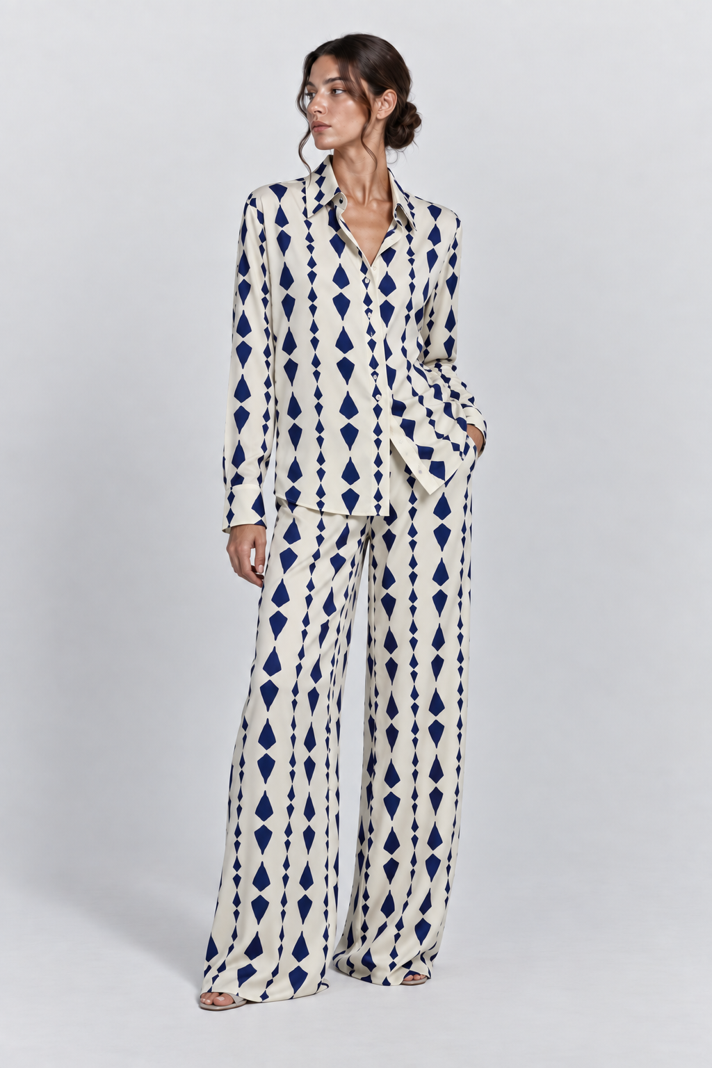 FIORA MOLLIS BLUE PANTS