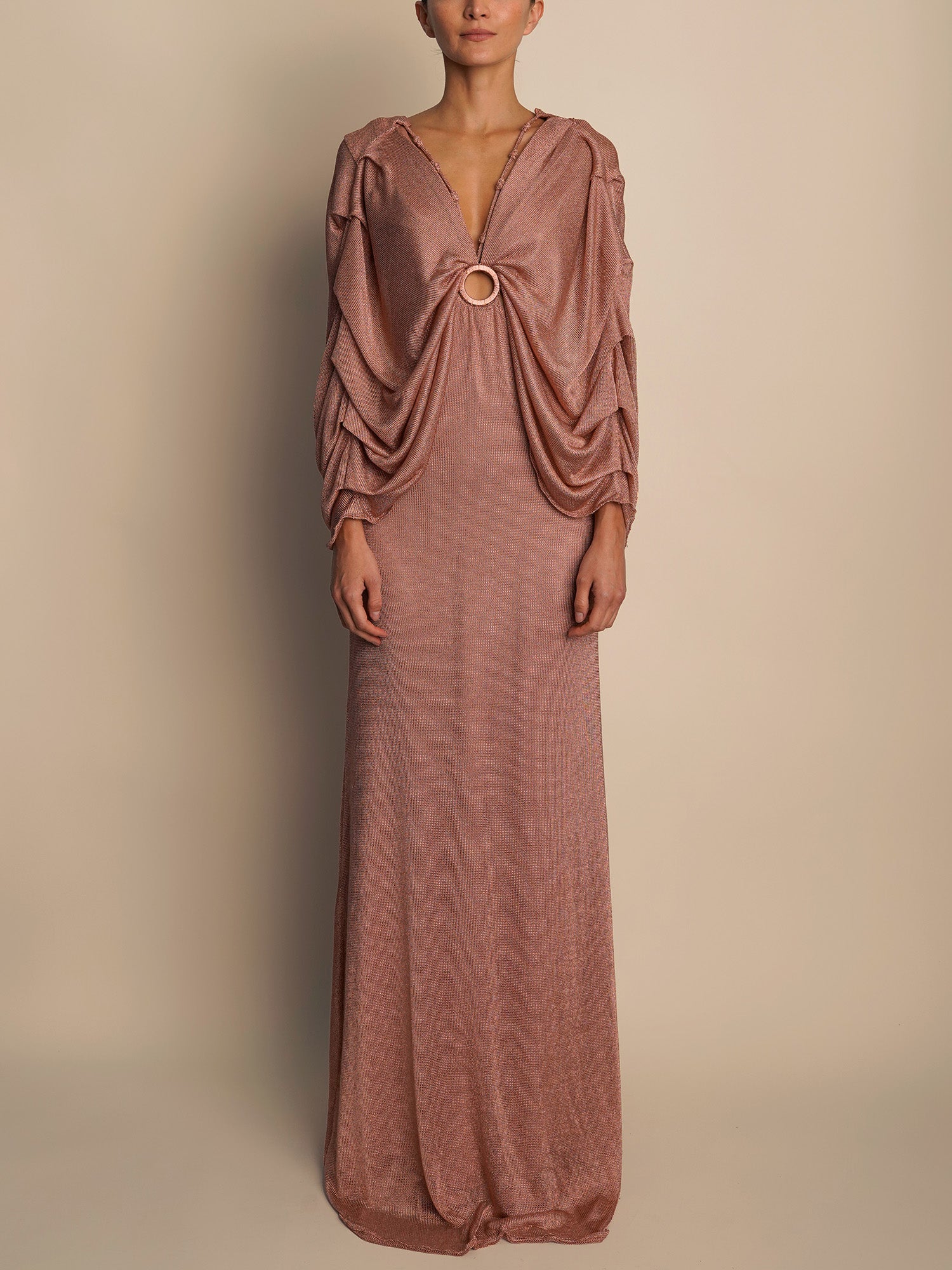 DEVI DRESS ROSE GOLD