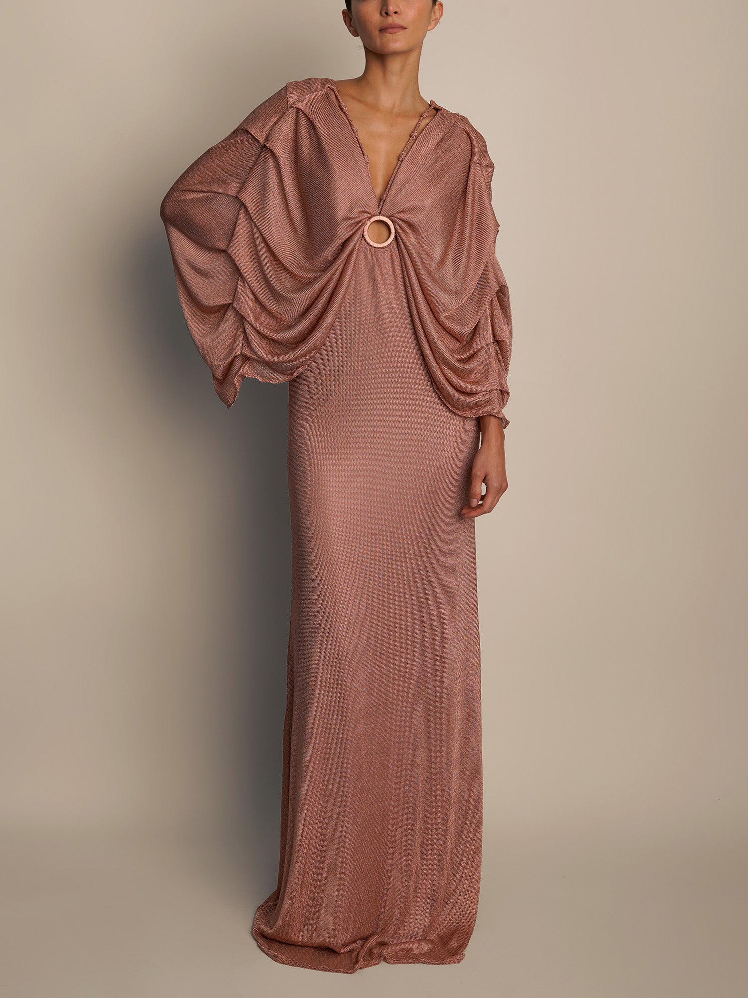 DEVI DRESS ROSE GOLD