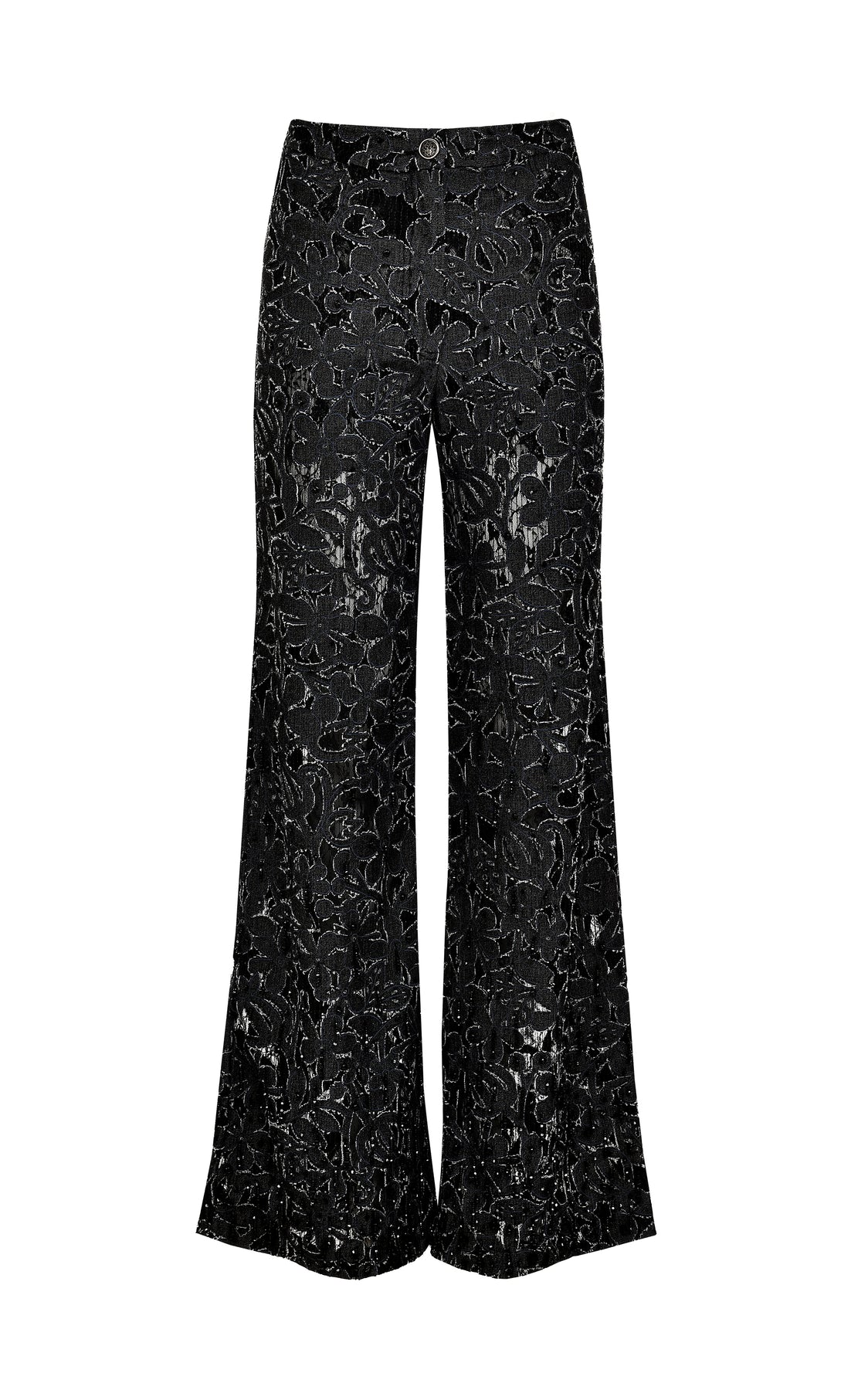 CRETE LACE DENIM PANTS