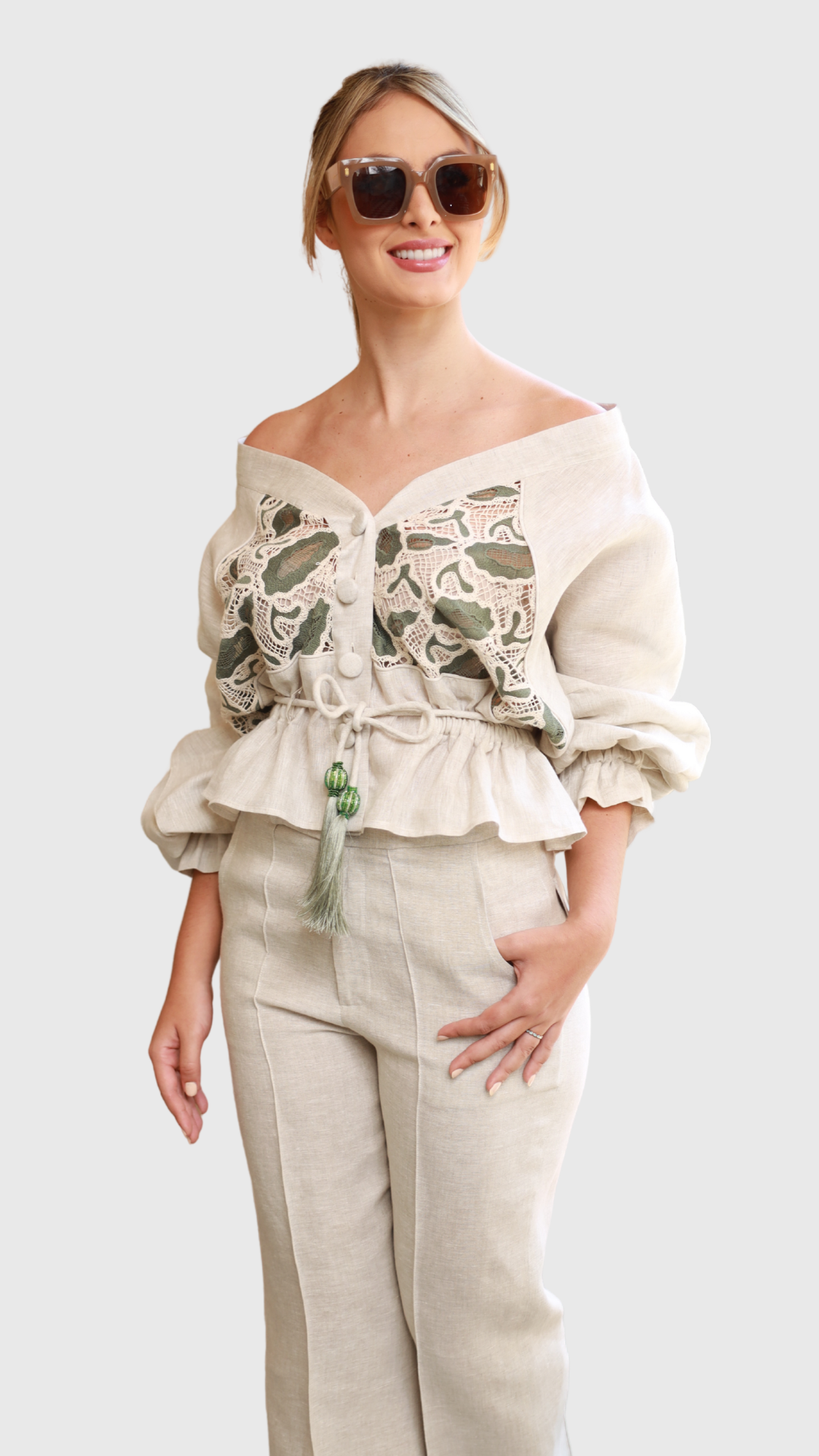 CAMISA COMBINADA ENCAJE