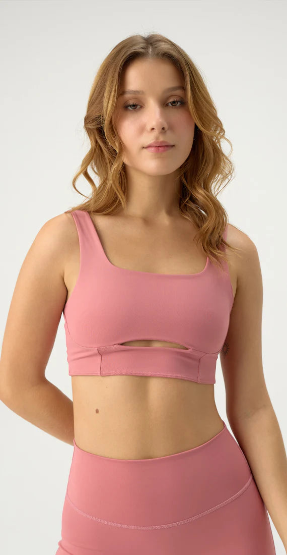 FLORA TOP BLUSH PETAL