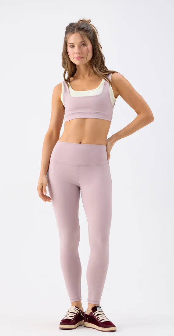 LILAC SILK LEGGINGS