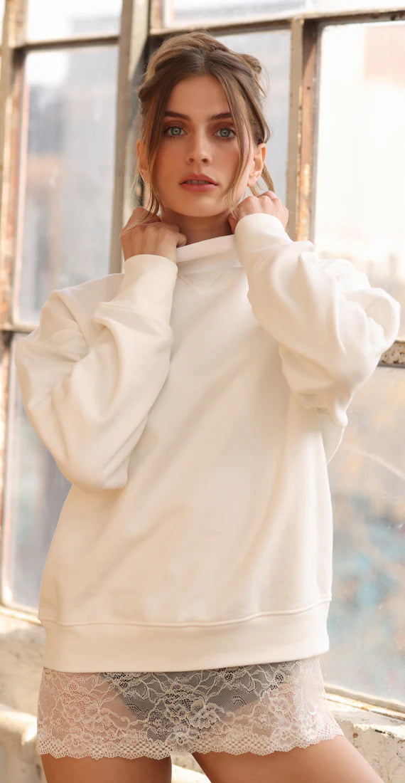 LACE WHISPER PULLOVER