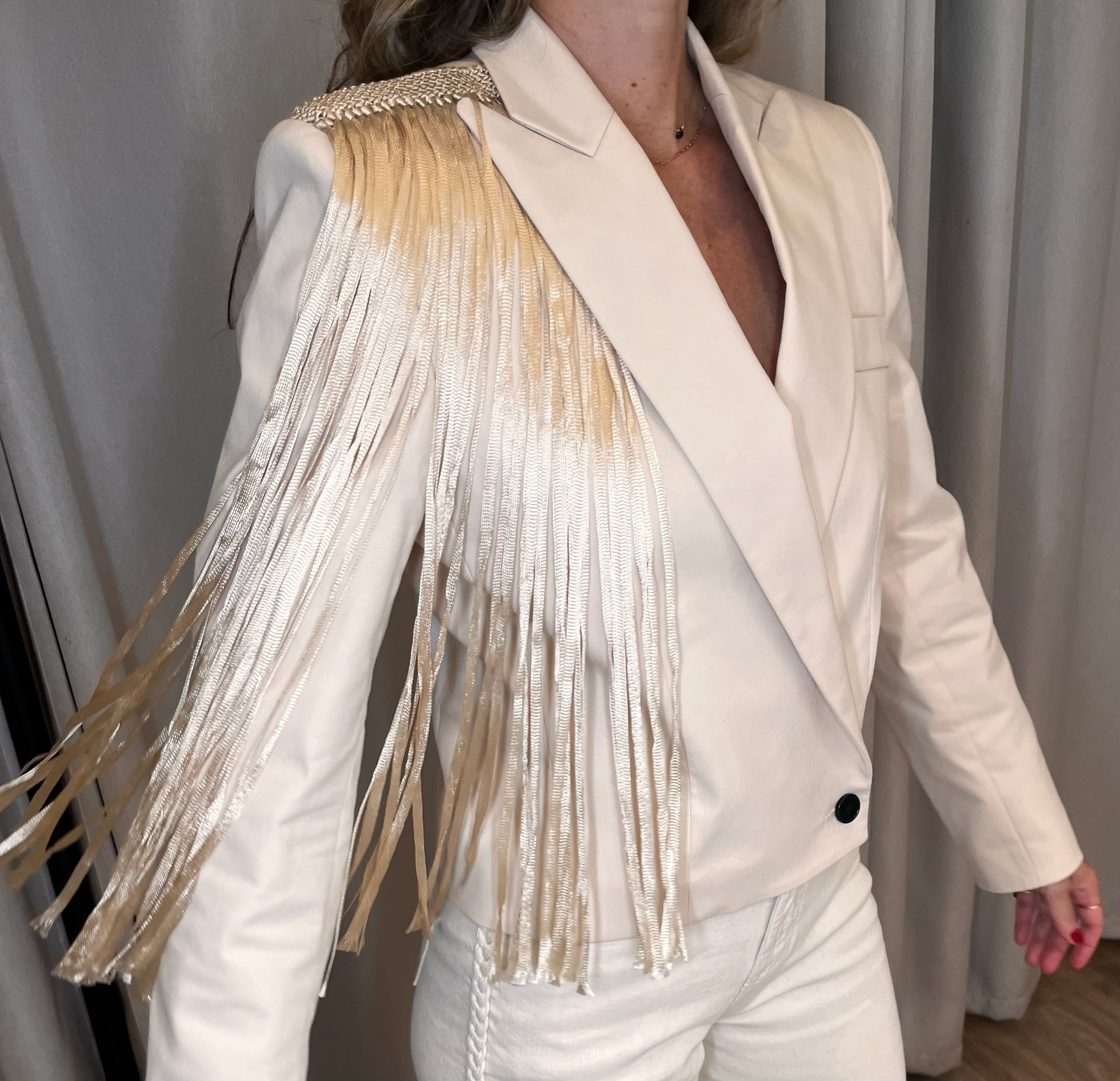 MACRAME COTTON JACKET