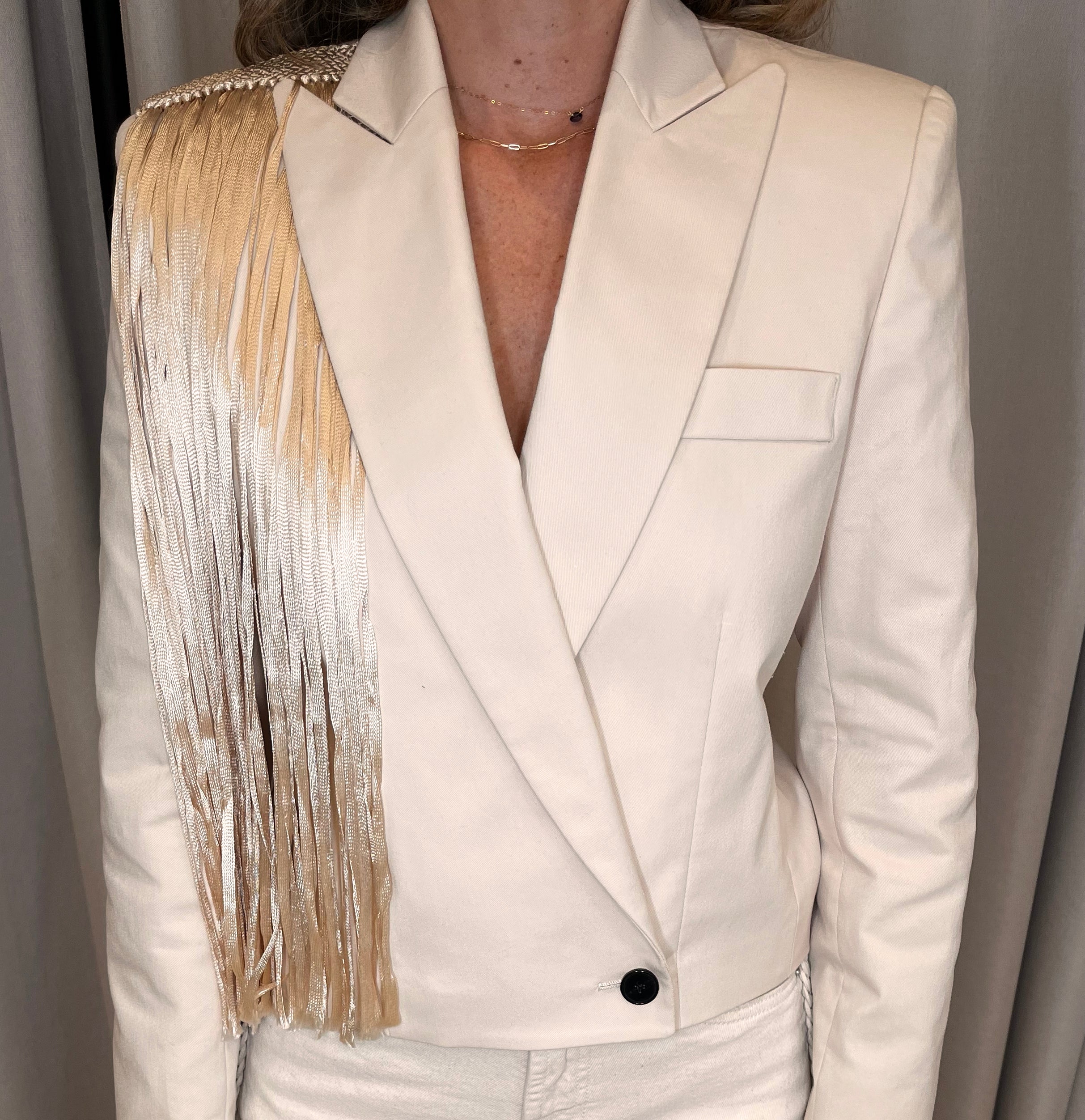 MACRAME COTTON JACKET