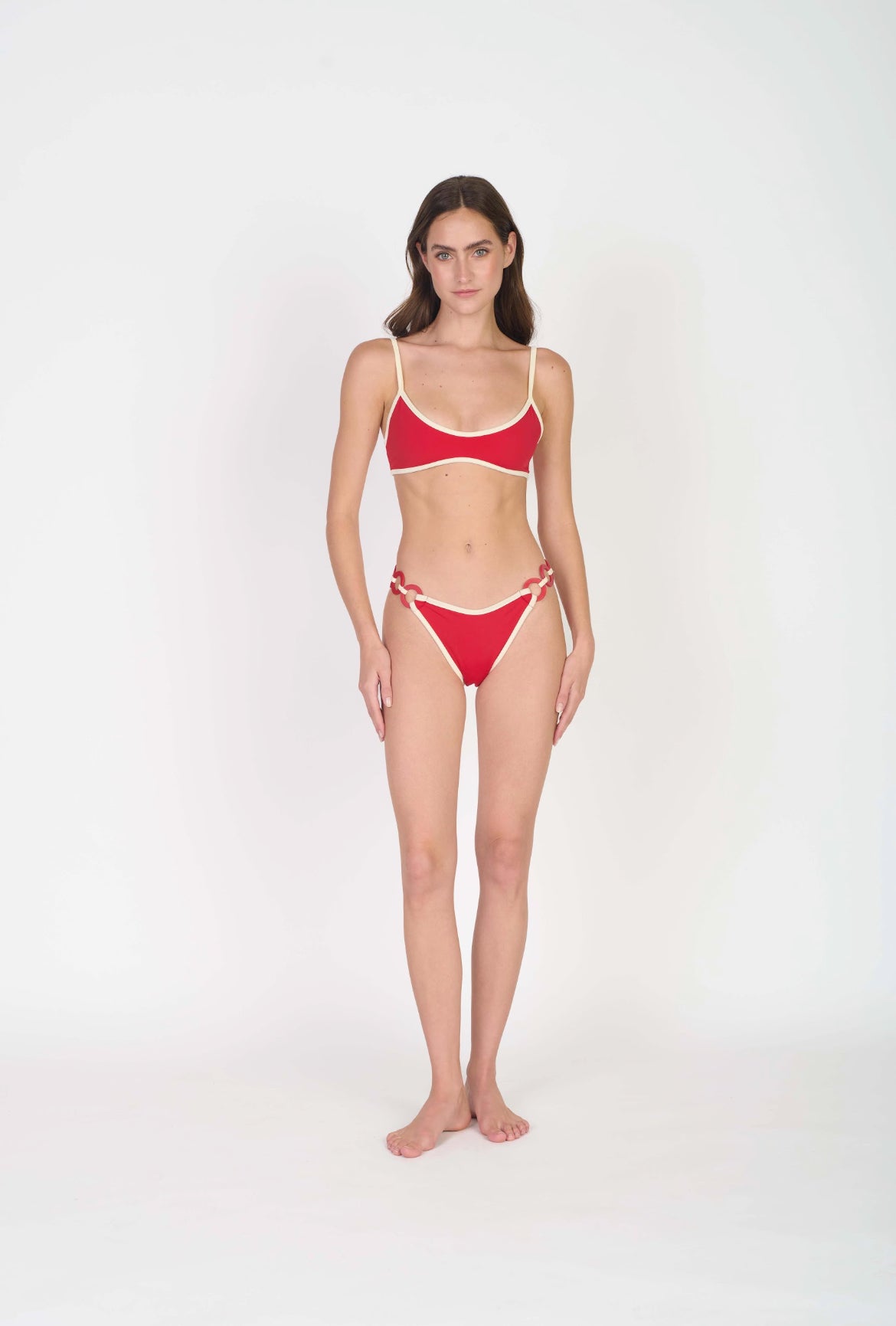 Red Tie Bikini Bottom