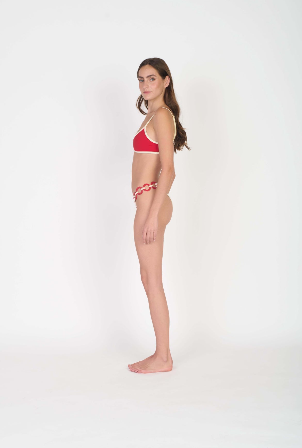 Red Tie Bikini Bottom
