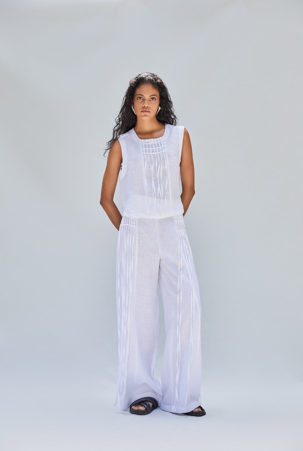 LUZ PANTS WHITE
