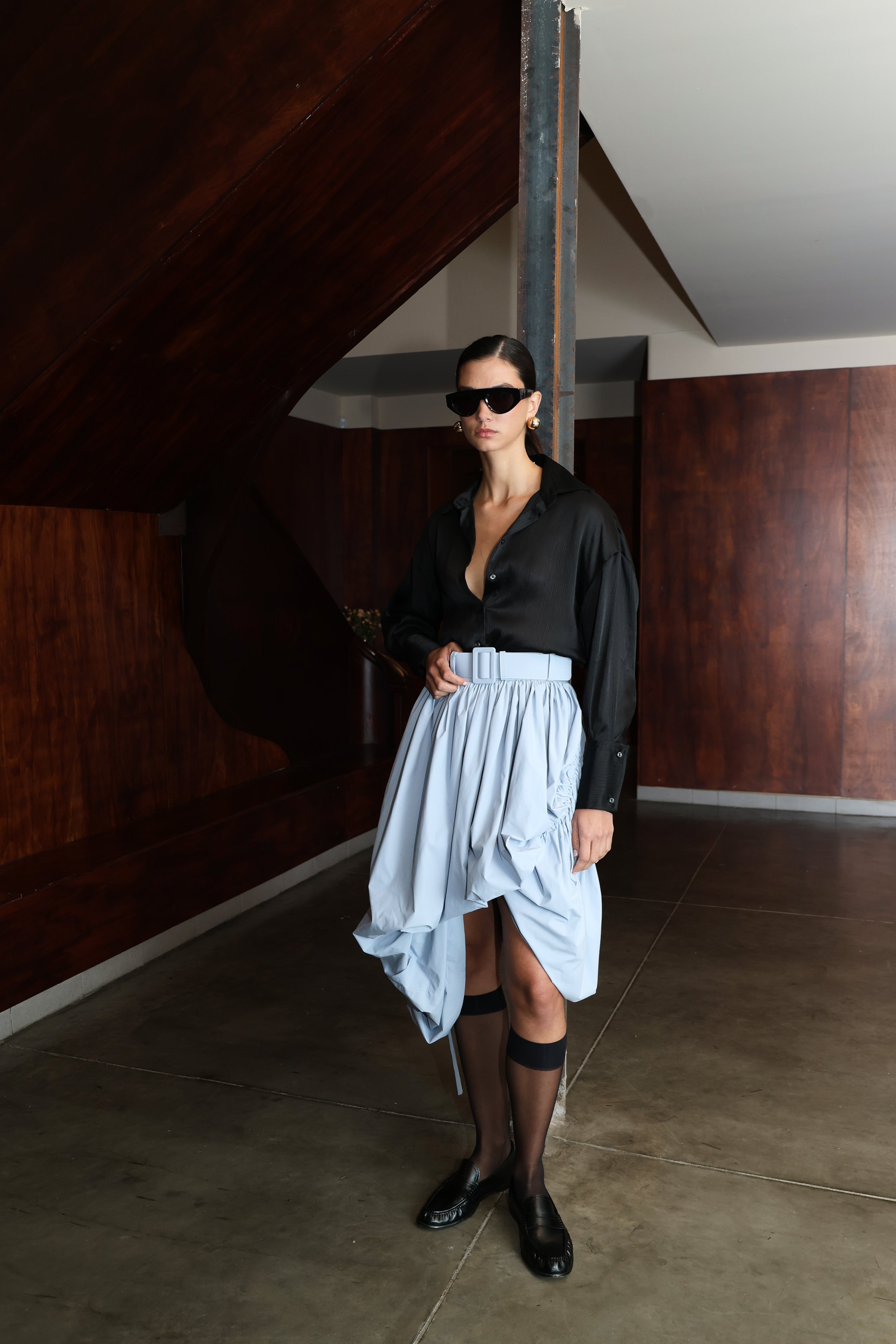 KABIL MINI SKIRT WITH BELT