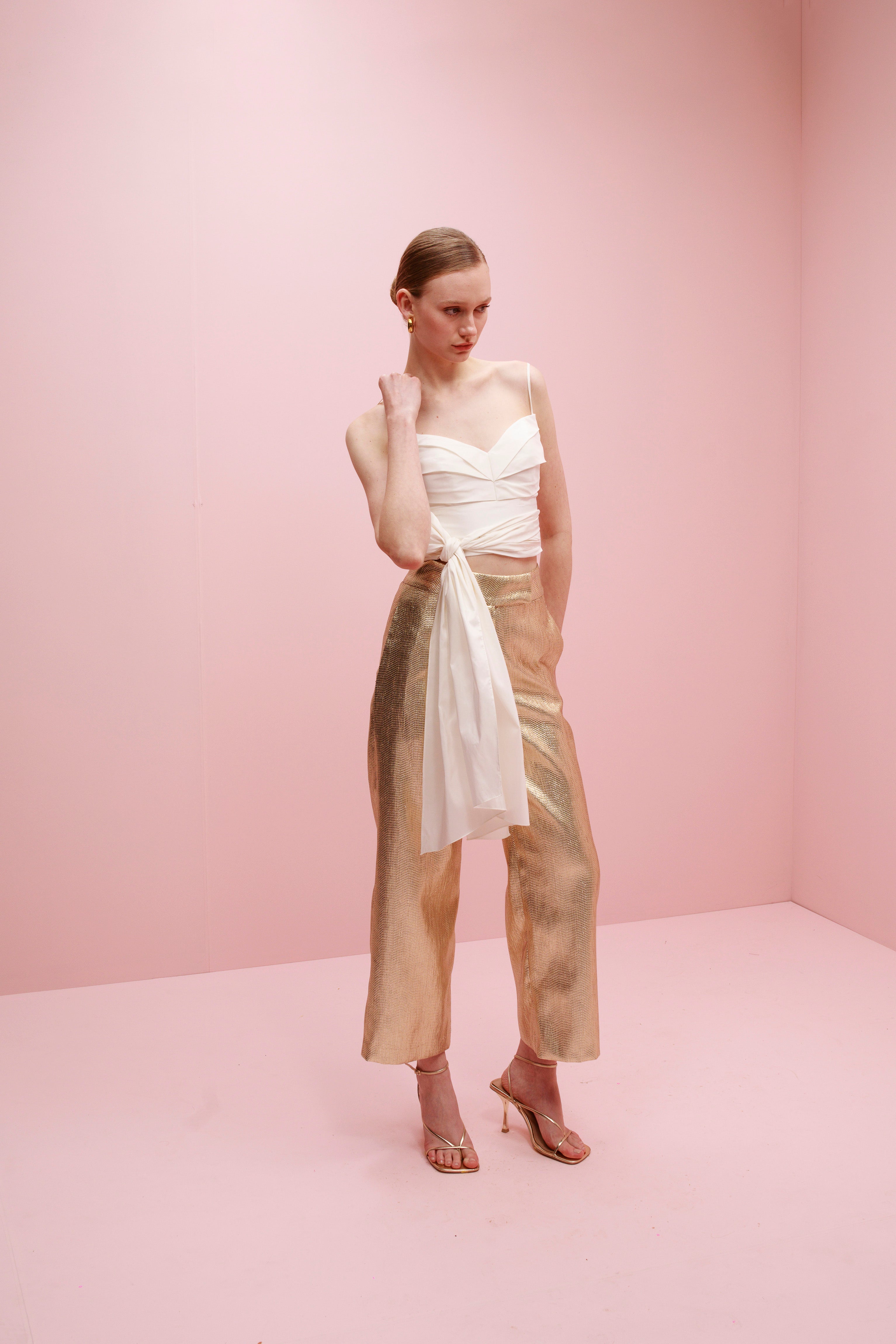 Amarena Taffeta Top