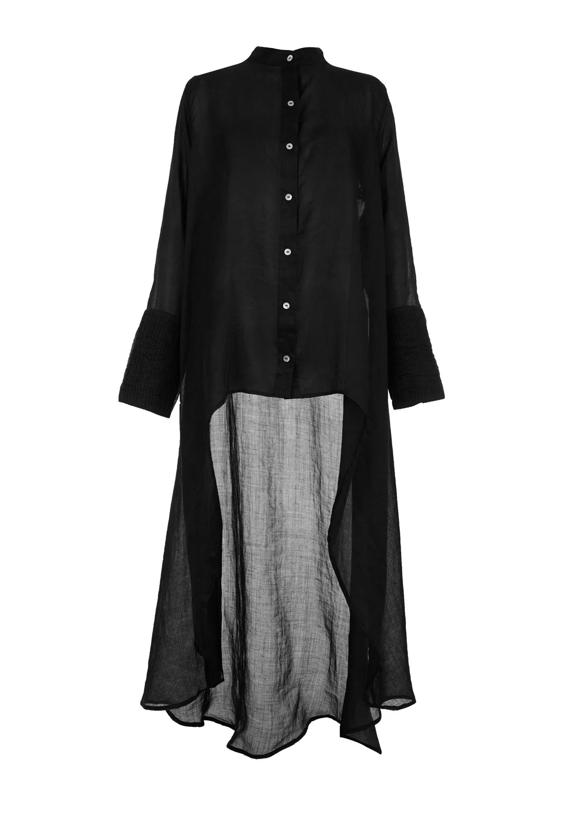 VESTIDO CAMISERO MANGA PRESILLAS