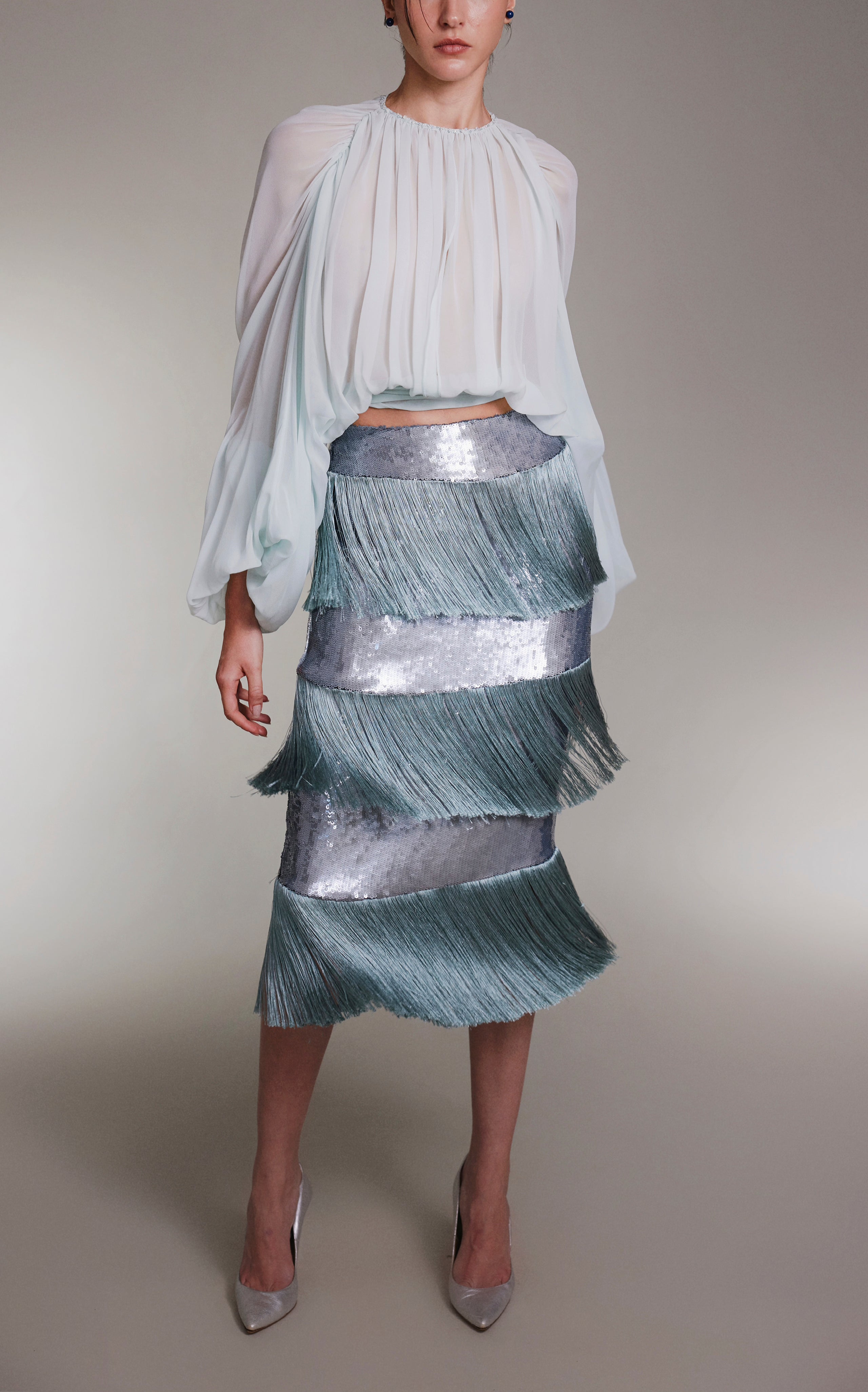 STARDUST MIDI SKIRT