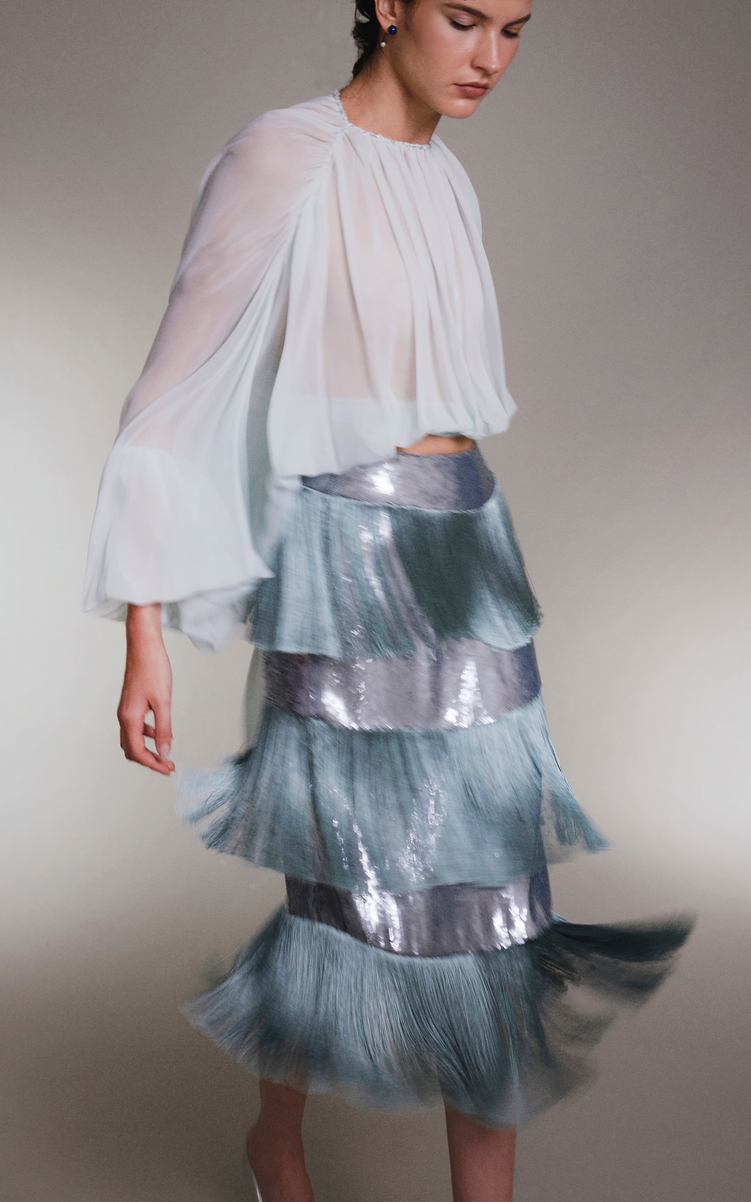 STARDUST MIDI SKIRT