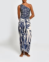 TAYLOR NAVY SHELLS SARONG