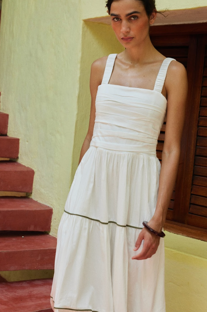 GINEVRA IVORY DRESS