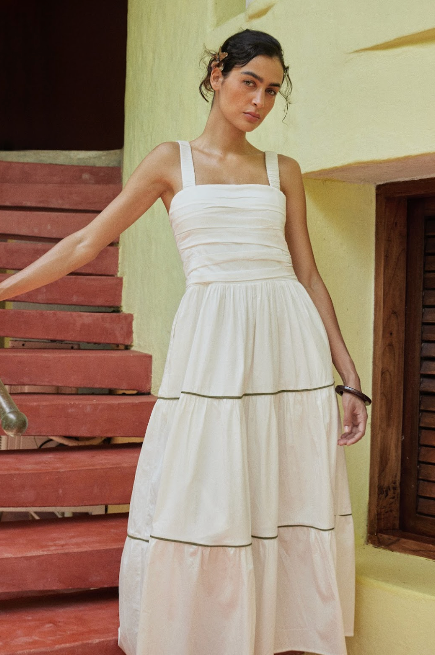 GINEVRA IVORY DRESS