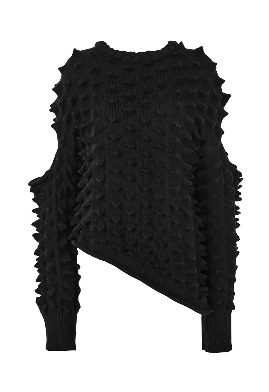 SACO VESTIDO TEJIDO PICOS (COTTON)