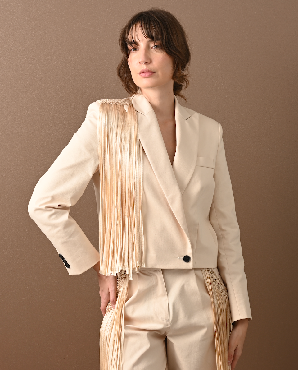 MACRAME COTTON JACKET