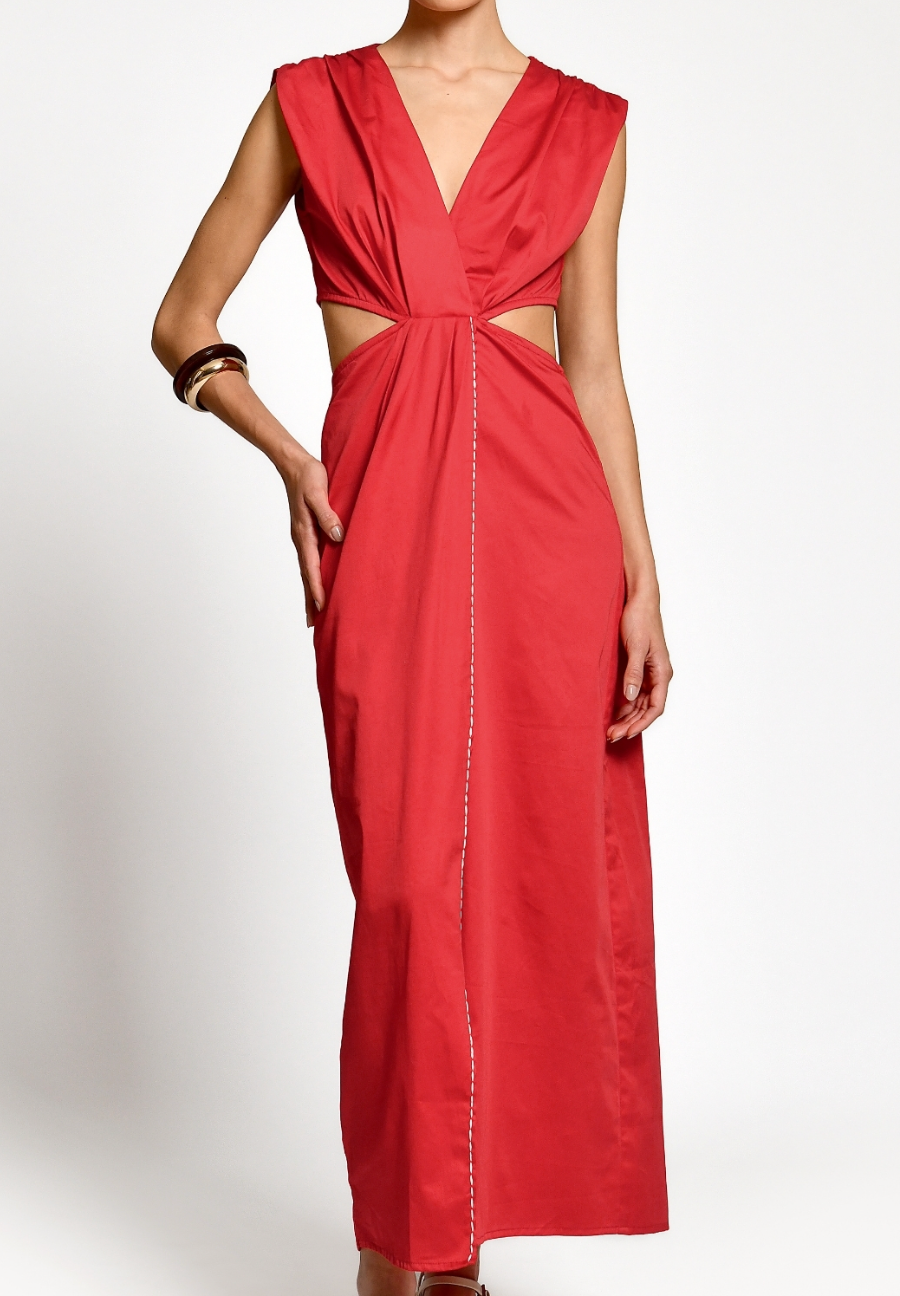 CARLOTA RED DRESS