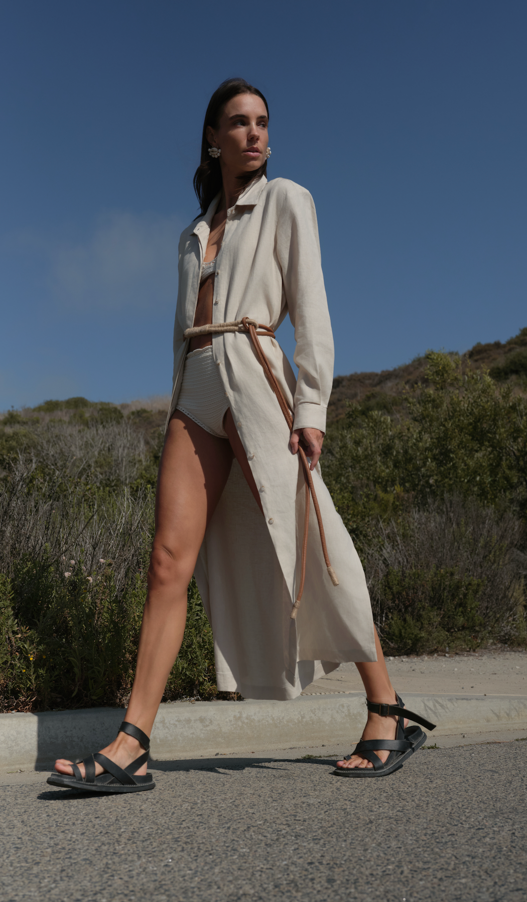 CAMISA VESTIDO MANGA LARGA