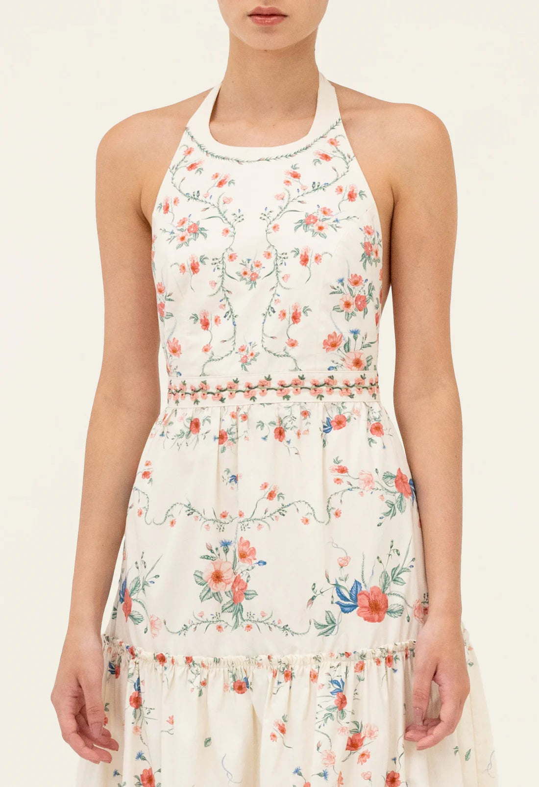 CONSUELO MOSQUETA MIDI DRESS